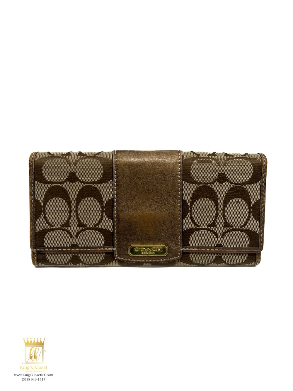 COACH Signature monogram Wallet